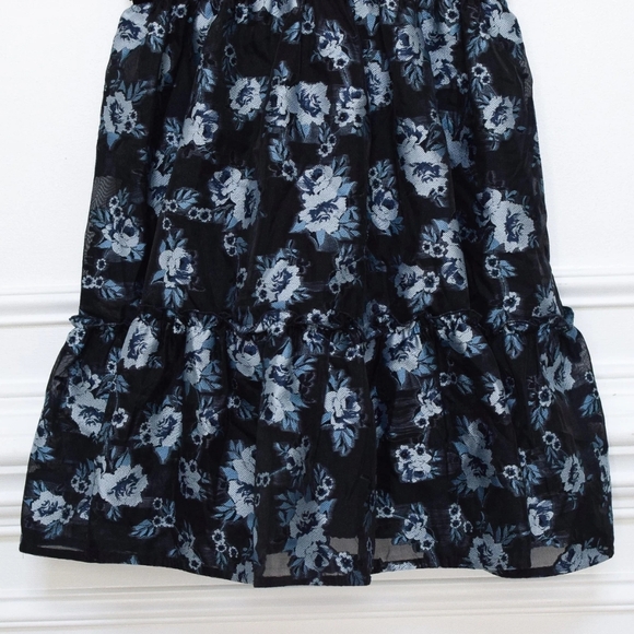 Kate Spade Prairie Rose Jewel Rhinestone Floral Dress Sz 00 Fairy Glam - Picture 5 of 9